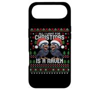 Pull de Noël « All I Want for Christmas is A Raven Ugly Xmas » Coque pour iPhone Air