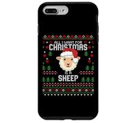 Pull de Noël « All I Want for Christmas is A Sheep Ugly Xmas » Coque pour iPhone 7 Plus/8 Plus