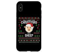 Pull de Noël « All I Want for Christmas is A Sheep Ugly Xmas » Coque pour iPhone XS Max