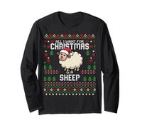 Pull de Noël « All I Want for Christmas is A Sheep Ugly Xmas » Manche Longue