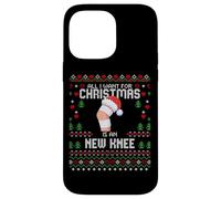 Pull de Noël « All I Want for Christmas is My New Knee Surgery » Coque pour iPhone 14 Pro Max