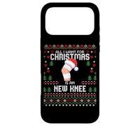 Pull de Noël « All I Want for Christmas is My New Knee Surgery » Coque pour iPhone 17 Pro Max