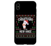 Pull de Noël « All I Want for Christmas is My New Knee Surgery » Coque pour iPhone XS Max