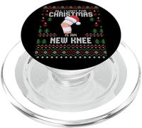 Pull de Noël « All I Want for Christmas is My New Knee Surgery » PopSockets PopGrip pour MagSafe
