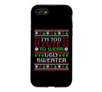 Pull de Noël Amusant avec Inscription « I'm Too Cute to Wear Christmas » Coque pour iPhone SE (2020) / 7/8