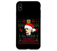 Pull de Noël Amusant Woodrow président Wilson Moche Hiver Coque pour iPhone XS Max
