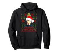 Pull de Noël Amusant Woodrow président Wilson Moche Hiver Sweat à Capuche