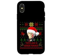 Pull de Noël Amusant Zachary président Taylor Moche Hiver Coque pour iPhone X/XS