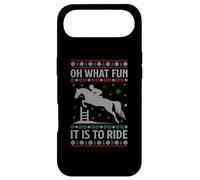 Pull de Noël avec Inscription « Oh What Fun It is to Ride Horse Ugly Horse » Coque pour iPhone Air