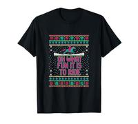 Pull de Noël avec Inscription « Oh What Fun It is to Ride Horse Ugly Horse » T-Shirt