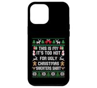 Pull de Noël avec Inscription « This is My It's Too Hot for Ugly » Coque pour iPhone 12 Pro Max