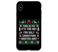 Pull de Noël avec Inscription « This is My It's Too Hot for Ugly » Coque pour iPhone XS Max