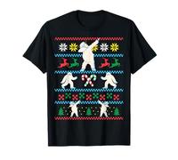 Pull de Noël Big Foot Dabbing Yeti Ugly Winter Dab Meme T-Shirt