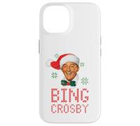 Pull de Noël Blanc Bing Crosby Coque pour iPhone 14
