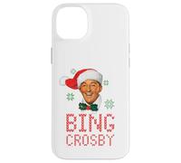 Pull de Noël Blanc Bing Crosby Coque pour iPhone 14 Plus