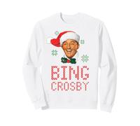 Pull de Noël Blanc Bing Crosby Sweatshirt
