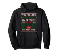 Pull de Noël Call Me Elf One More Time Ugly Sweat à Capuche