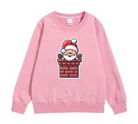 Pull De Noel, Children's Autumn and Winter Christmas Printed Pullover Hoodiefree (7-8 Years)