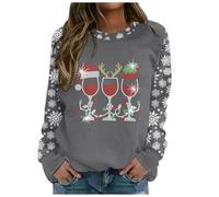 Pull De Noël Christmas Sweater Sweet Noel Femme Famille Col Rond Personnalisé Sapin Pulls Moche Duo Lumineux Pul Chic Vetement Sweat Pull'de Chemise Ugly Chaud Gilet Sans Capuche Noel-Noel Hiver