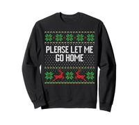 Pull de Noël Collant « Please Let me go Home » introverti Sweatshirt
