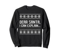 Pull de Noël « Dear Santa I Can Explain Ugly Christmas » Sweatshirt