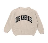 Pull De Noel Enfant Garcon Filles à Fleurs Joli Pull Col Rond Top et du Motif One à Manches Longues Winter Knitted Sweater Tops Premier Anniversaire d'anniversaire