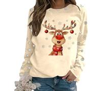 Pull De Noël Femme Hiver Drole Hoodie Sweat Noel À Capuche a Père Oversize Veste Polaire Christmas Sweater