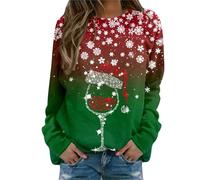 Pull De Noël Femme Noel Famille Sweat Zippé Homme Sweatshirt Veste Polaire Sweat-Shirt Oversize Pure Couleur Manteau Transition Élégant Ugly Christmas Sweater Rigolo Vin-b M