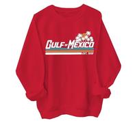 Pull De Noel Fille 5 Ans,Sweat-Shirt Polyvalent pour Filles et Enfants - Style Street et Confort Maximal sans détails superflu (Red, 8-9 Years)