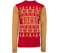 Pull de Noël - FOCO - NFL Teams Ugly Sweater - 100% coton - San Francisco 49ers - Col arrondi S