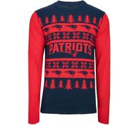 Pull de Noël - FOCO - NFL Teams Ugly Sweater - New England Patriots - 100% coton - Col arrondi L