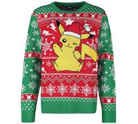 Pull de Noël Gaming de Pokémon - Pikachu - Pika, Pika! - S à XXL - pour Homme - multicolore S