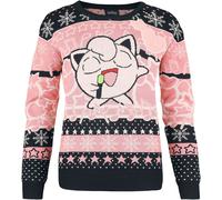 Pull de Noël Gaming de Pokémon - Rondoudou - S à XXL - pour Femme - rose/noir XXL