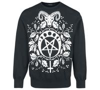 Pull de Noël Gothic de Banned Alternative - Sweat Pentagramme - S à XXL - pour Homme - noir S