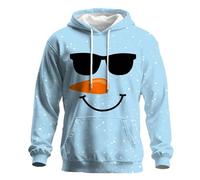 Pull De Noel Homme Drole Sweat à Capuche Polaire Homme avec Impression DéTailléE De Bonhomme De Neige pour Un Style DéContracté Et Festif en Toutes Saisons