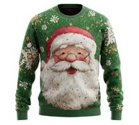 Pull de Noel Homme Lumineux Sweat Arbre de Noël 3D Rigolo Impression Sweatshirt Hiver Décontracté Drole Sweatshirts Automne Confortable Pullover Décontracté Vêtements Festival Gris Bleu Beige 6XL S XS