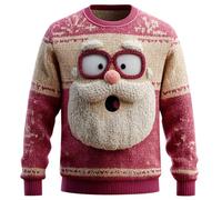 Pull De Noel Homme Pull Chaud En Tricot Pour NoëL Cadeau NoëL Pulls Homme Sweater Moche NoëL DéContracté Pulls Pour NoëL Doux Sweater Col Rond Sweats Manches Longues Pullover Mode Casual T-Shirt