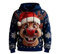 Pull De Noël Homme Pulls Noel Sweat 4XL Famille 3XL Moche Ugly Christmas Sweater Rigolo Capuche Rock Drole Lumineux Et Musical a Beau Pull'de À Funny Humoristique Grande Taille Sweatshirts