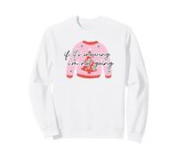 Pull de Noël « If It's Snowing, I'm Not Going. Pink Ugly Christmas Sweater » Sweatshirt