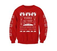 Pull de Noël inspiré du film Die Hard pour adultes, Rouge, XXL