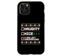Pull de Noël Laid Naughty Nice J'Ai été laissé sans Surveillance Coque pour iPhone 11 Pro