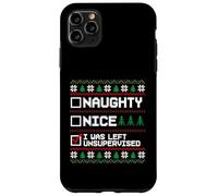 Pull de Noël Laid Naughty Nice J'Ai été laissé sans Surveillance Coque pour iPhone 11 Pro Max