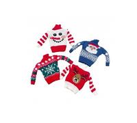 Chaks Pull de Noël Lutin Farceur 11 cm Rouge