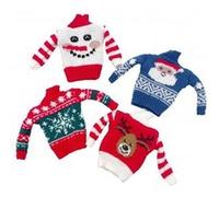 pull de noel lutin farceur 11cm - modèle aléatoire - générique 13221 Rouge G