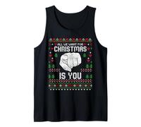 Pull de Noël Moche « All We Want for Christmas is You Family » Débardeur