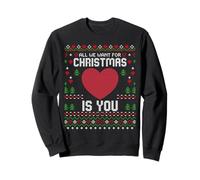 Pull de Noël Moche « All We Want for Christmas is You Family » Sweatshirt