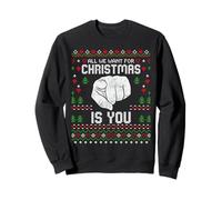Pull de Noël Moche « All We Want for Christmas is You Family » Sweatshirt