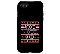 Pull de Noël Moche avec Inscription « Not Your Ho » Père Noël féministe Coque pour iPhone SE (2020) / 7/8
