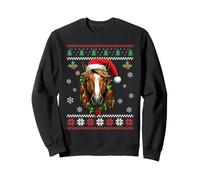Pull de Noël moche cheval pour adultes et enfants Sweatshirt