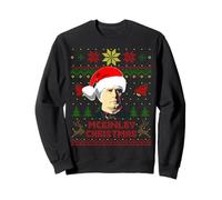 Pull de Noël Moche drôle William président McKinley Sweatshirt
